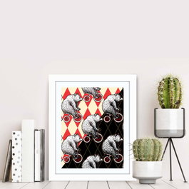 Wallity Cuadro Decorativo Enmarcado BCT-046 Multicolor